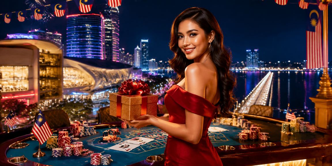 Suasana permainan Baccarat dan perlawanan langsung gaya Melayu Johor